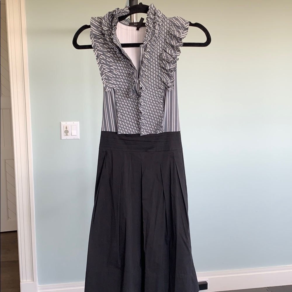 Sleeveless ruffle top dress by BCBG